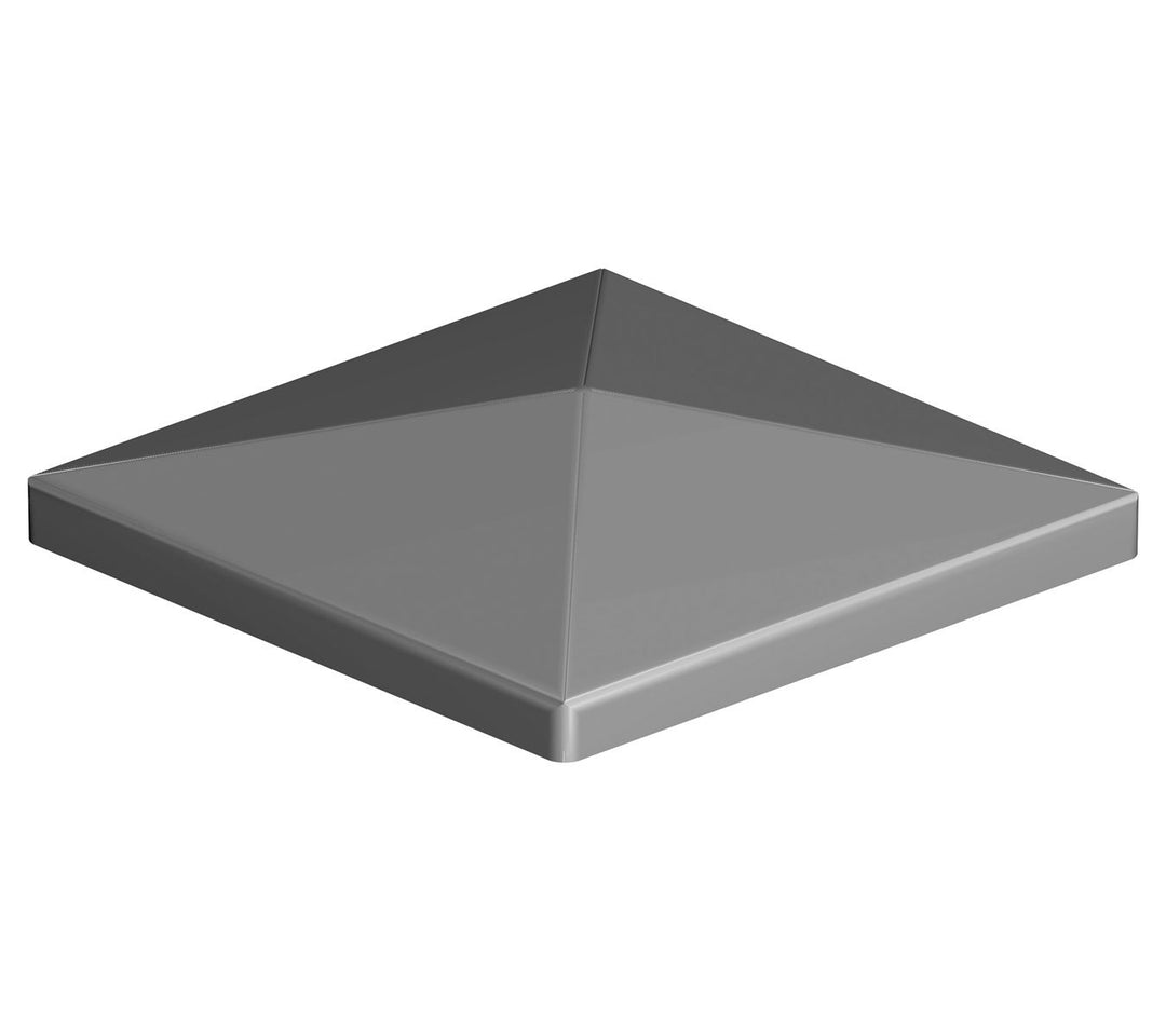 Square Hats with Edges Aluminium 200mmm, Aluminium 200mmm