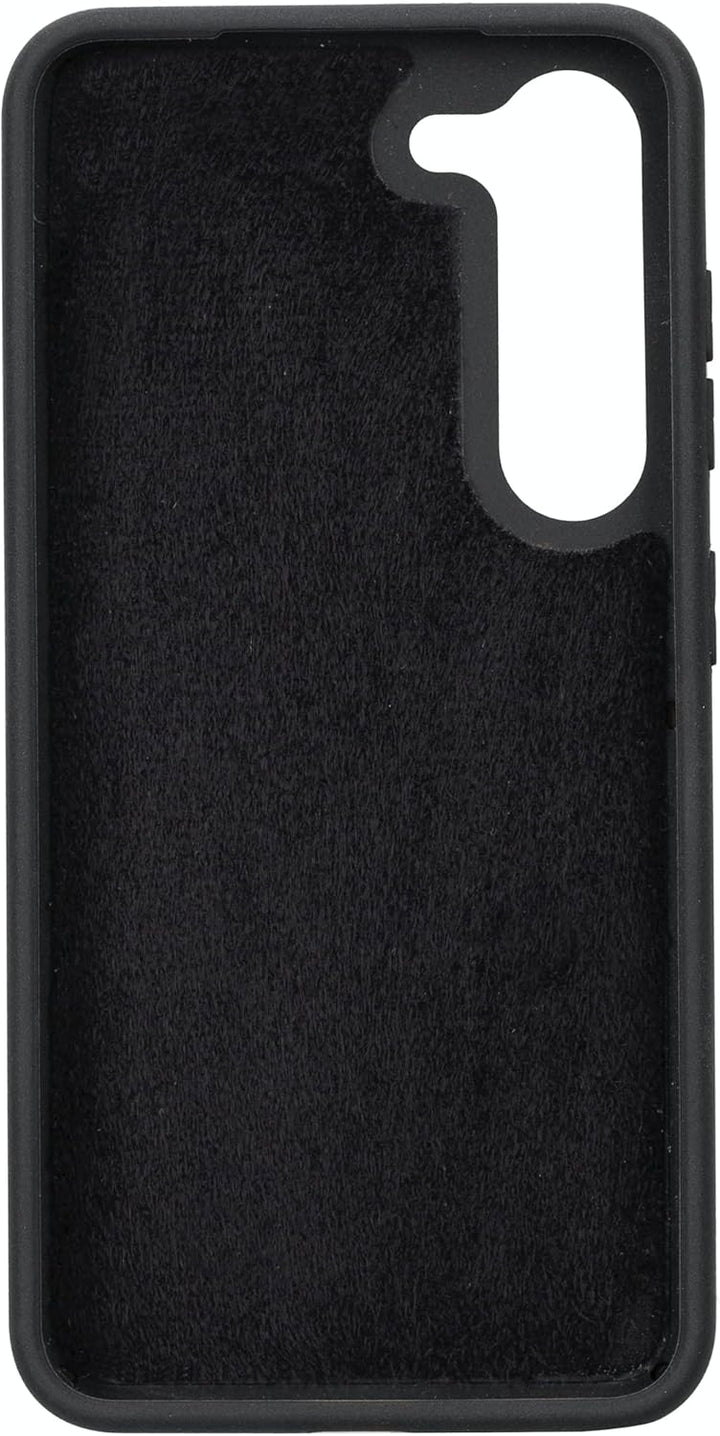 Solo Pelle Lederhülle für das Samsung Galaxy S23 Hülle aus echtem Leder, Model: Stanford (Matt Schwa