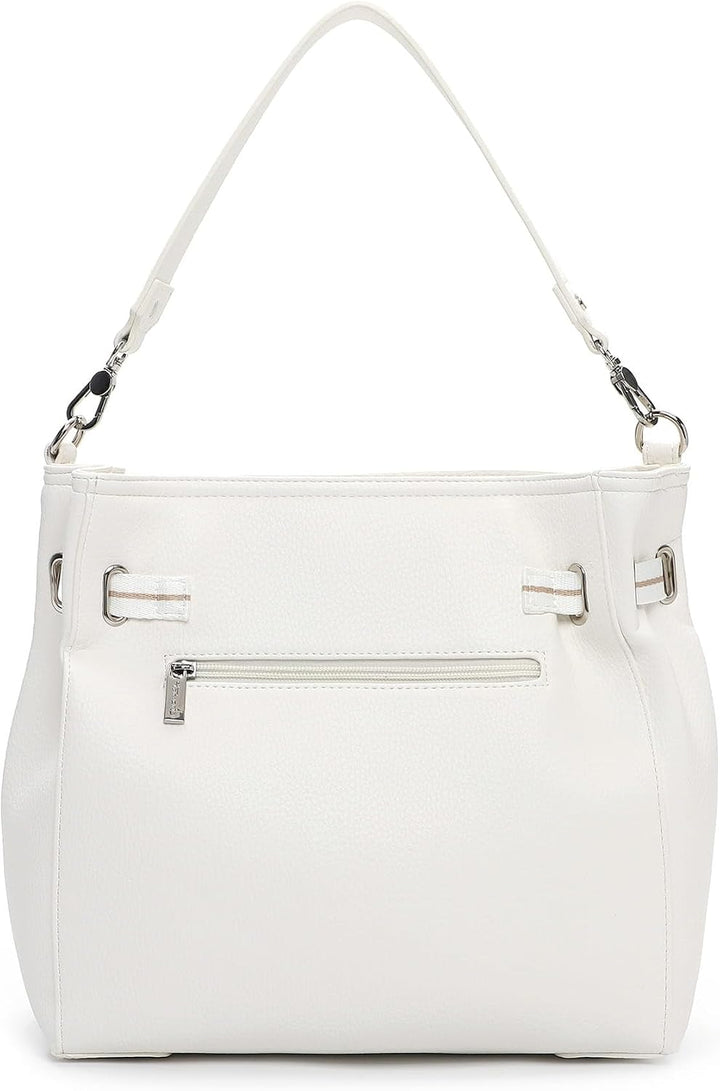 Tamaris Beutel TAS Kirima 34432 Damen Handtaschen Uni Weiss Einheitsgrösse, Weiss Einheitsgrösse