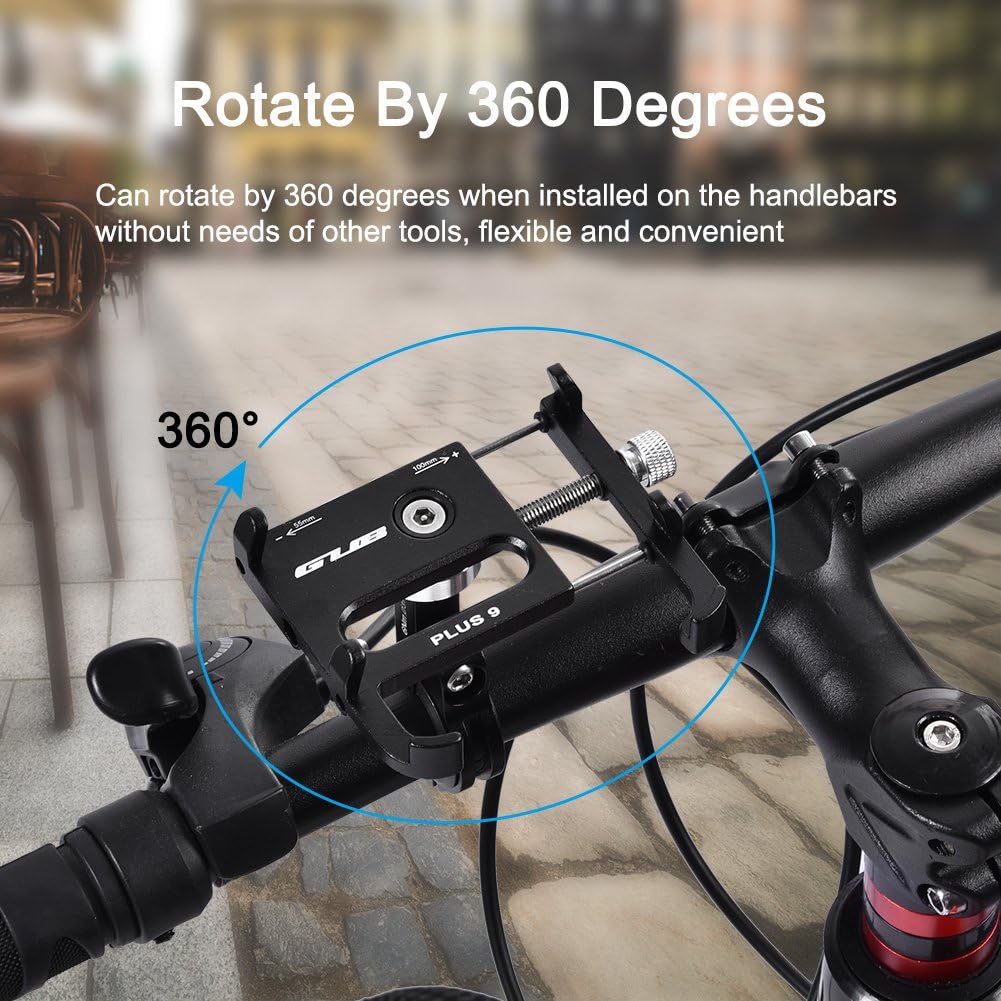 Tbest Fahrrad Handyhalterung Motorrad Mountian Bike Phone Mount Halter Universal 360 ° Einstellbare