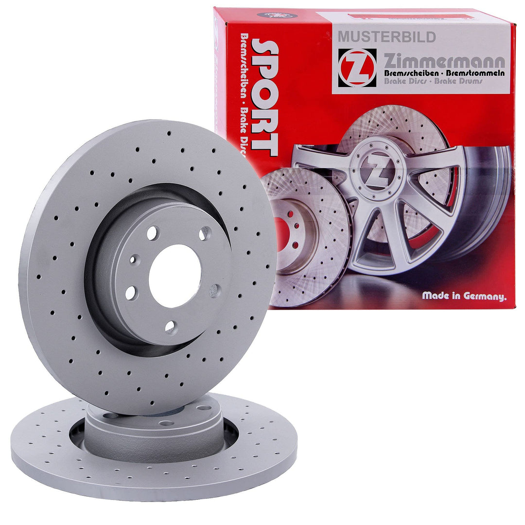 ZIMMERMANN 600.3234.52 hinten Bremse, Sport mit ABS Sensor