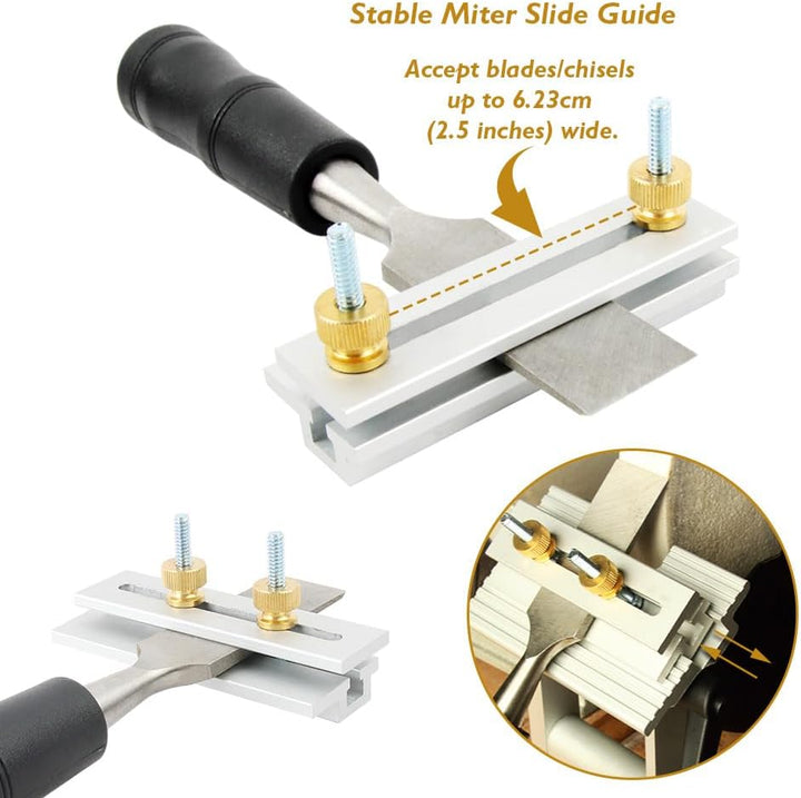 O'skool Schärfvorrichtung für Stechbeitel, geeignet für 6-Zoll- oder 8-Zoll-Tischschleifmaschinen un