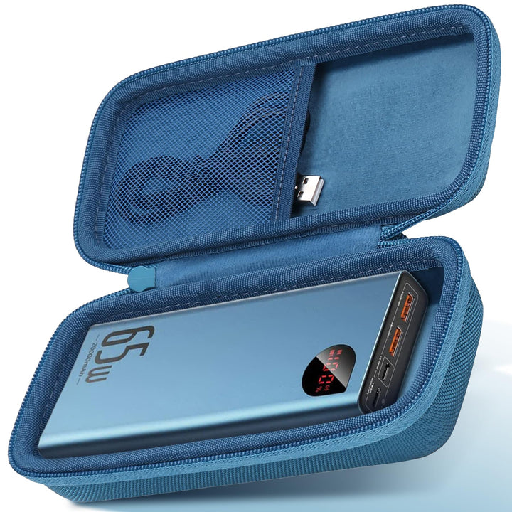 co2CREA Hart Reise Schutz Hülle Etui Tasche für Baseus Power Bank 20000mAh PD 65W Externer Akku Tele