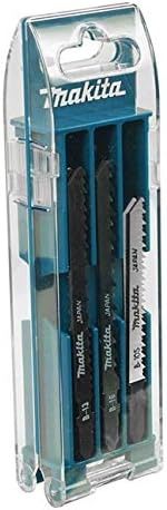 Makita B-44410 Stichsägeblatt-Set A 10-teilig mit Aufbewahrungsbox, ideal für Schnitte in Holz, Meta