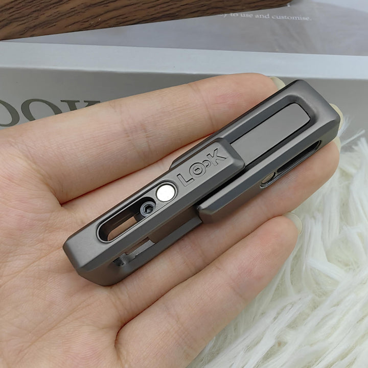 Fidget Slider EDC Push Haptic Slider Double Xlock Spielzeug Erwachsene Stressabbau Geschenke