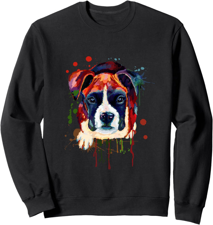 Boxer Geschenk für eine Boxer Mama Sweatshirt