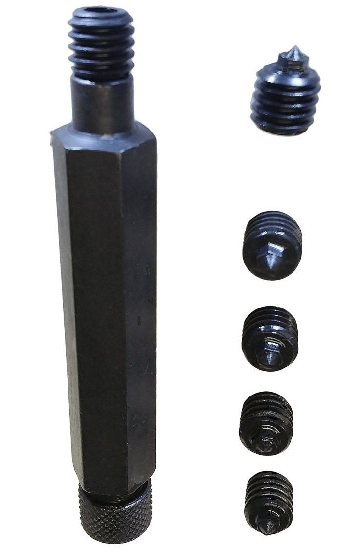 HHIP 3601-0376 Transferschrauben-Set, 9-teilig, 3/8-Zoll-24 7 Piece Set (3/8-24), 7 Piece Set (3/8-2