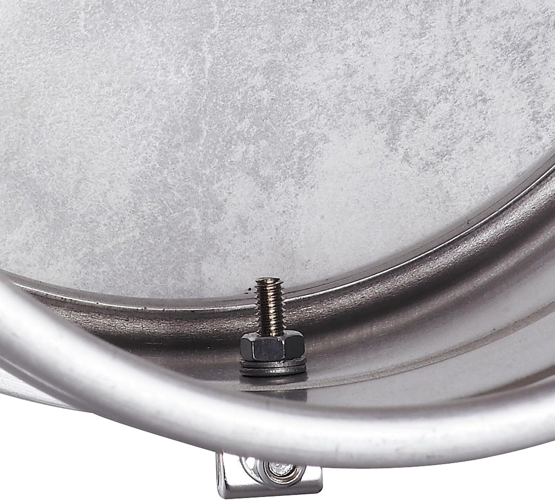 Meinl Percussion QW6 Aluminium Cuica, 15,24 cm (6 Zoll) Durchmesser, silber
