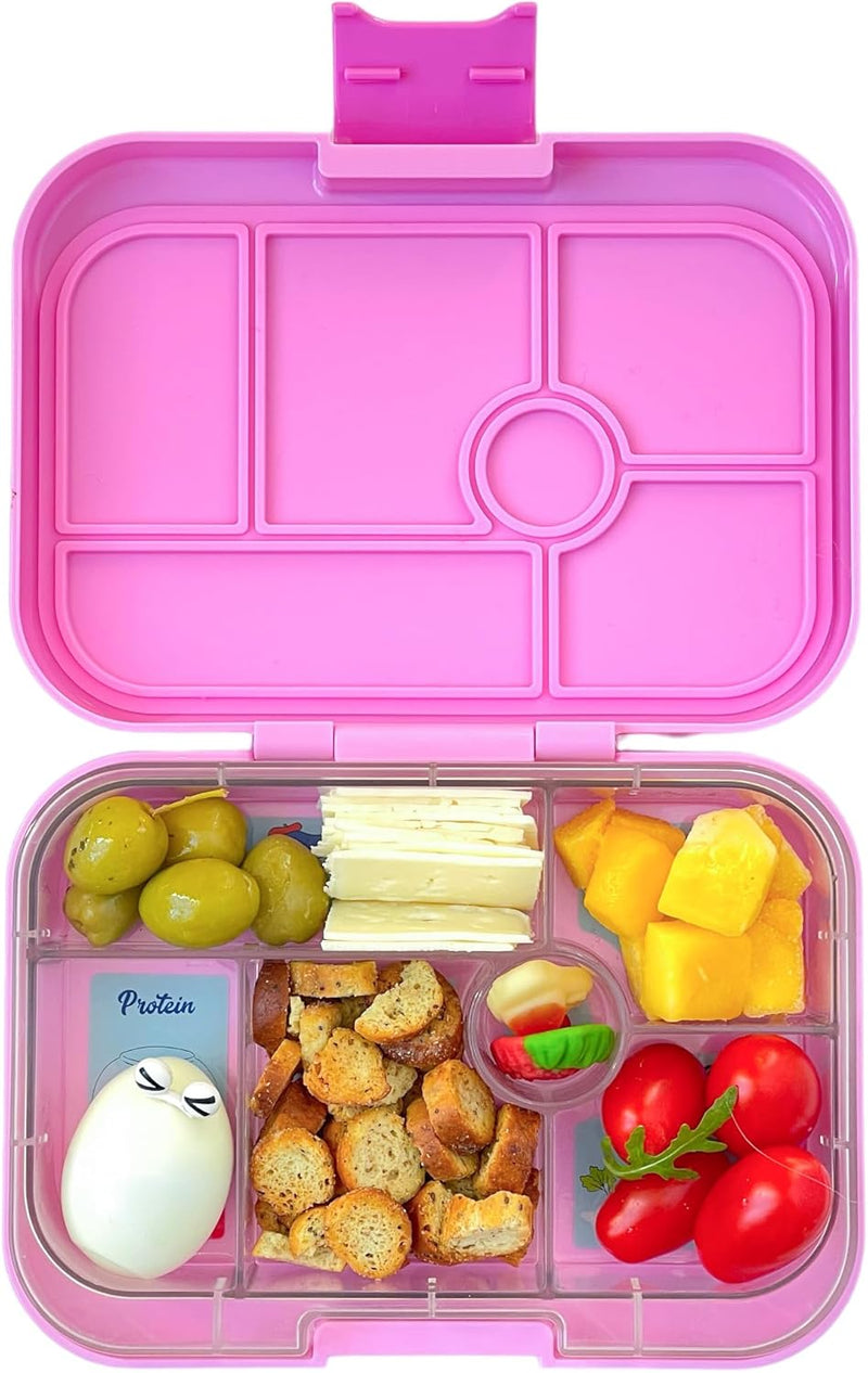 Yumbox Original M Lunchbox - Brotdose 6 Fächer, mittelgross | Bento Box für Kindergarten Kinder, Sch