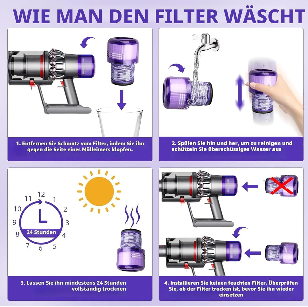 EFOTIML Staubsaugerfilter für Dyson V11 Torque Drive V11 Animal V11 Extra V15 Detect V15s Detect U-B