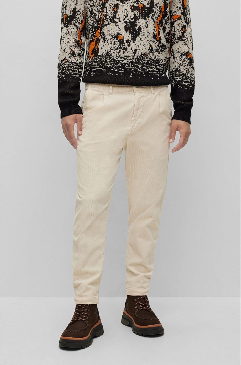 BOSS Herren Schino-Shyne Trousers_Flat 29W / 34L Open White, 29W / 34L Open White
