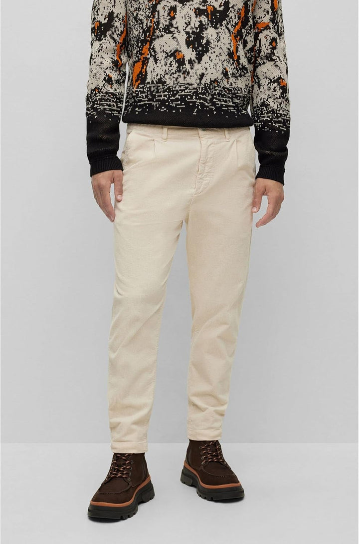BOSS Herren Schino-Shyne Trousers_Flat 29W / 34L Open White, 29W / 34L Open White