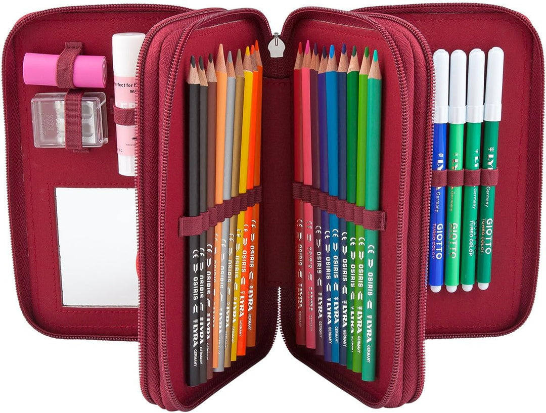 Top Model 6347 3-fach Federtasche, Stars und Stars