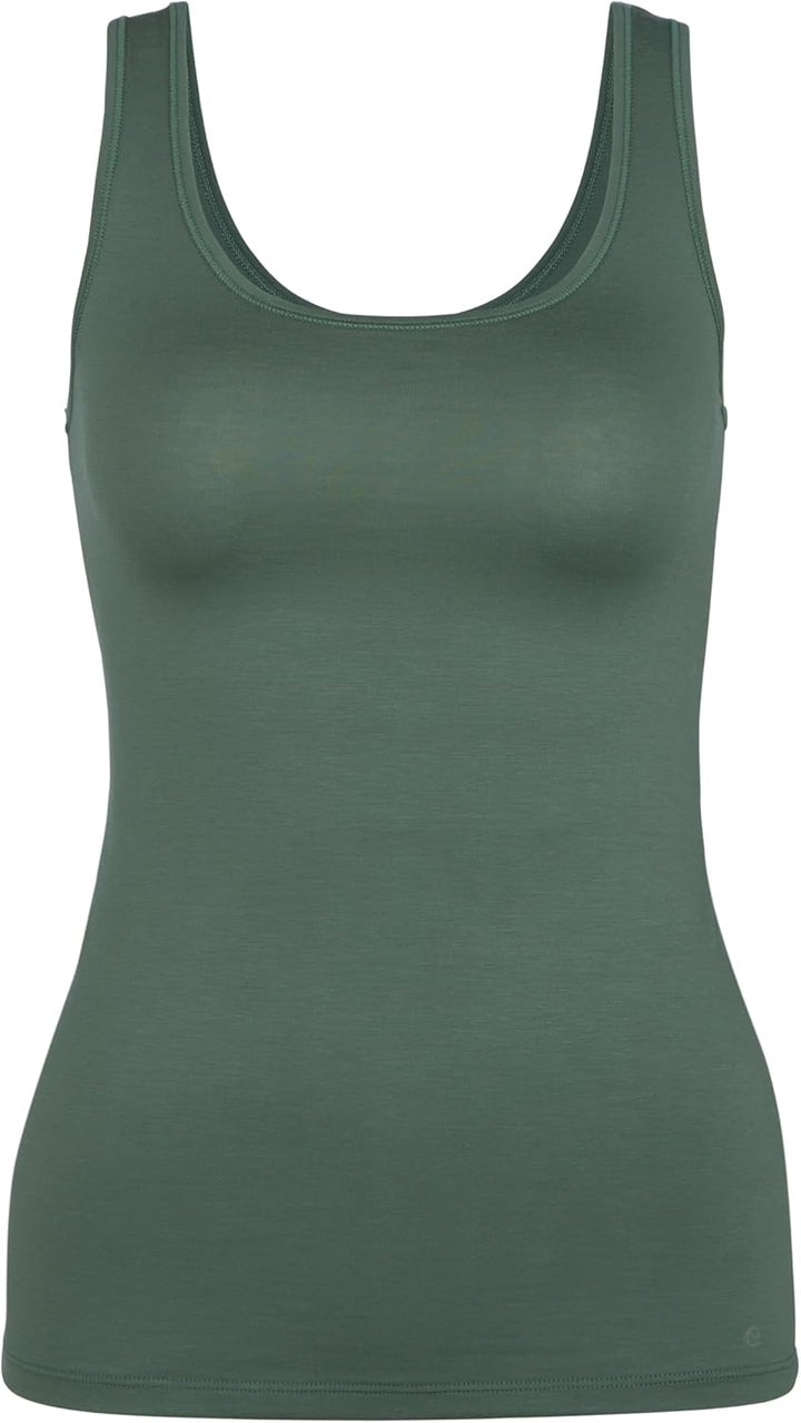 Calida Damen Natural Comfort Unterhemd (1er Pack) 32-34 Laurel Green, 32-34 Laurel Green