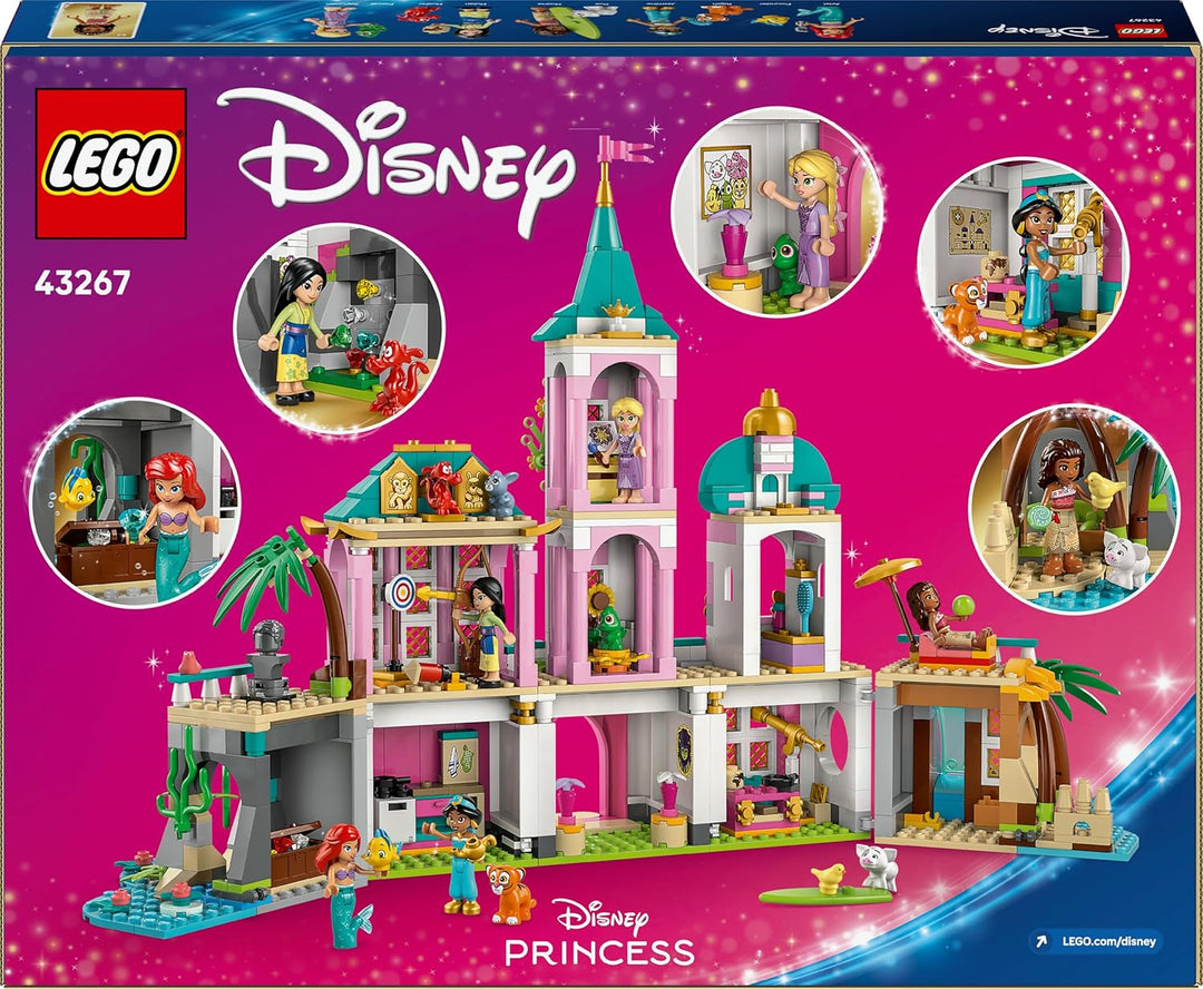 LEGO ǀ Disney Princess Schloss & königliche Haustiere – Set mit detaillierter Innenausstattung – ink