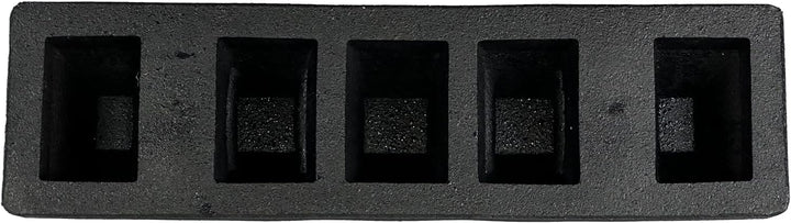 UvV Wheel HPK20 Parkstopper, Radstopp schwarz, gelbe Reflektoren -55 cm Gummi Parkplatzbegrenzer ink