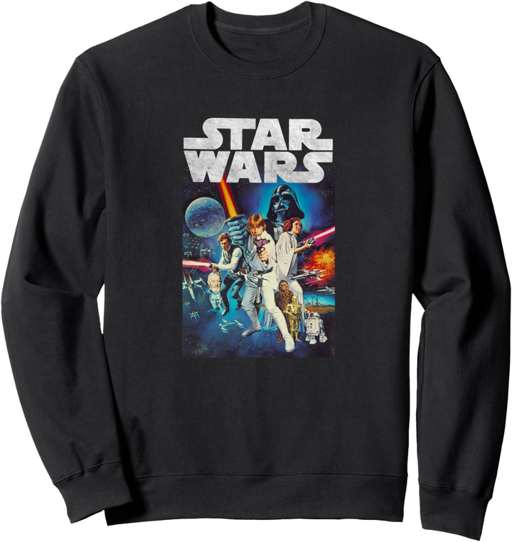 Star Wars Vintage Cast Poster Sweatshirt