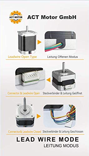 DE-SHIP FREE 1PC 34HS1456B Nema34 Stepper Motor Bipolar 116mm 1232oz-in Double Dual flat Shaft 5.6A