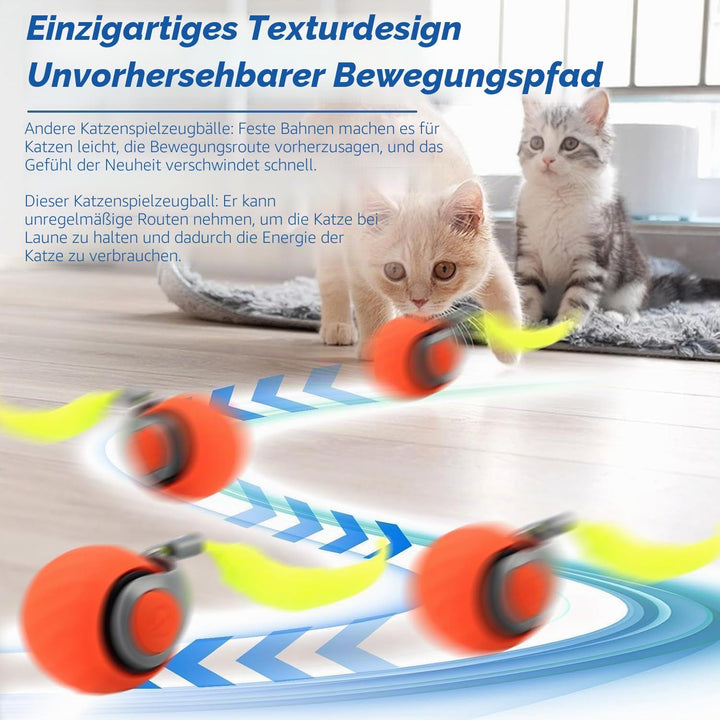 Speedy Tail 2.0, Speedy Tail Katzenspielzeug, interaktiver spielball für Katzen, Automatisches Katze
