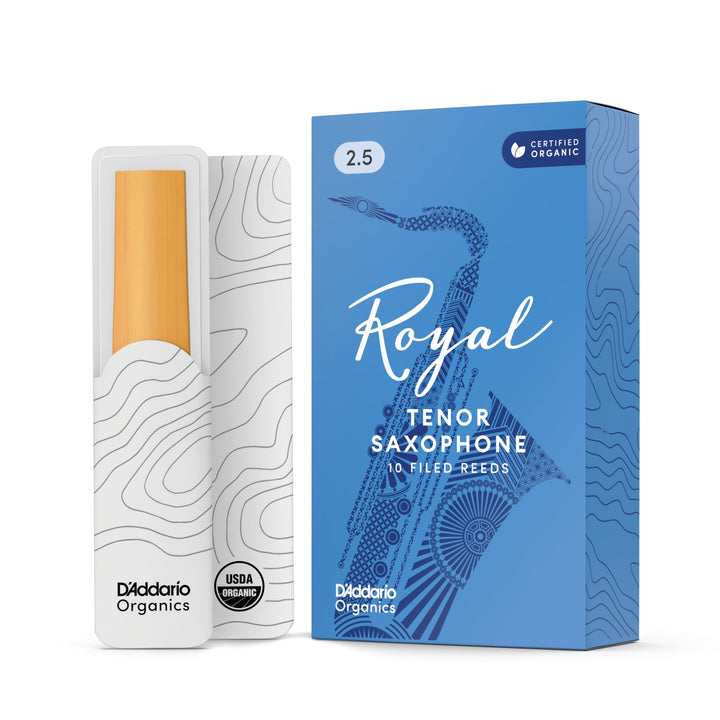 Royal Blätter für Tenorsaxophon Stärke 2.5 (10 Stück) 10-Pack Stärke 2.5, 10-Pack Stärke 2.5
