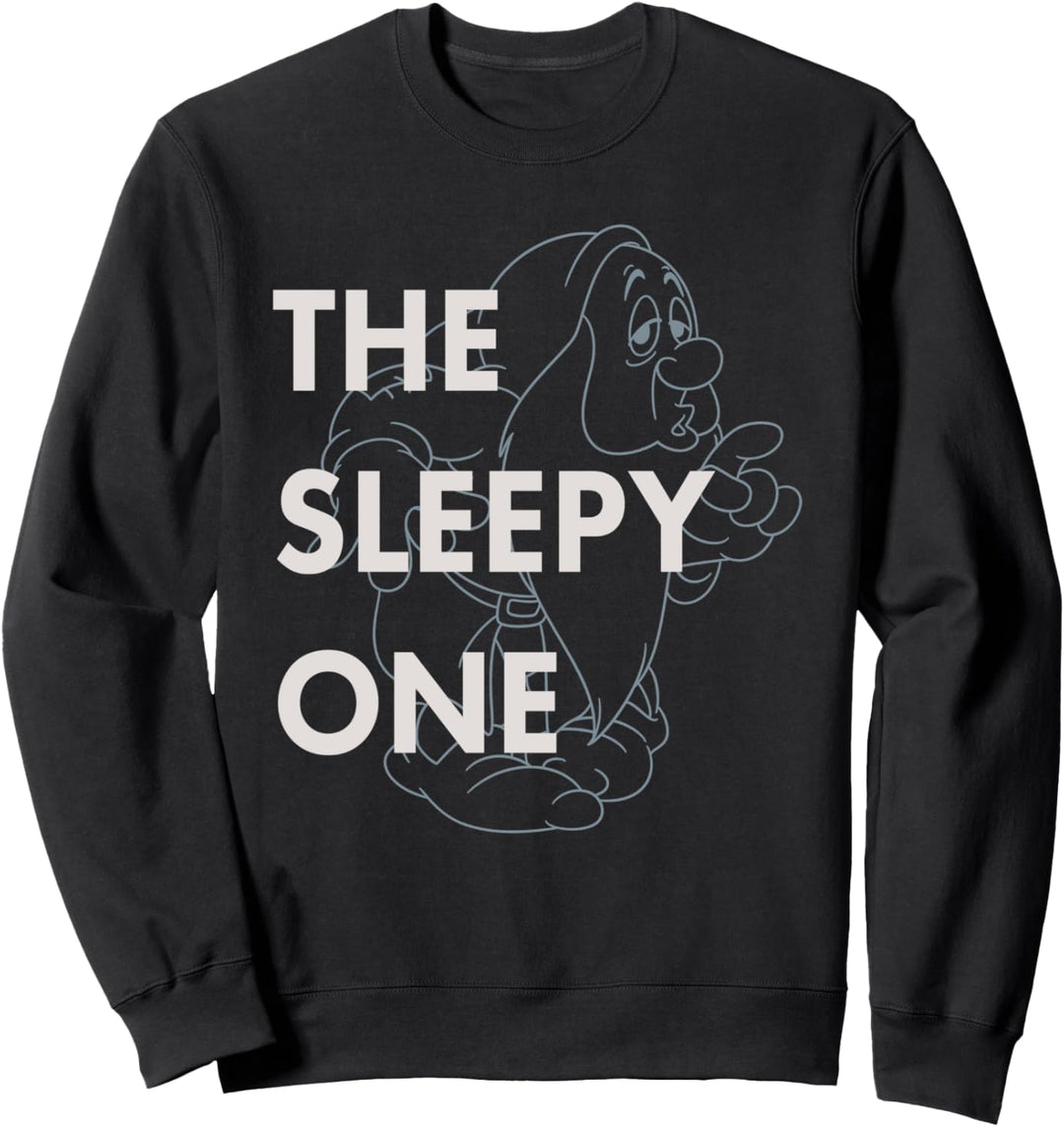 Disney Snow White Dwarf Sleepy The Sleepy One Outlined Sweatshirt