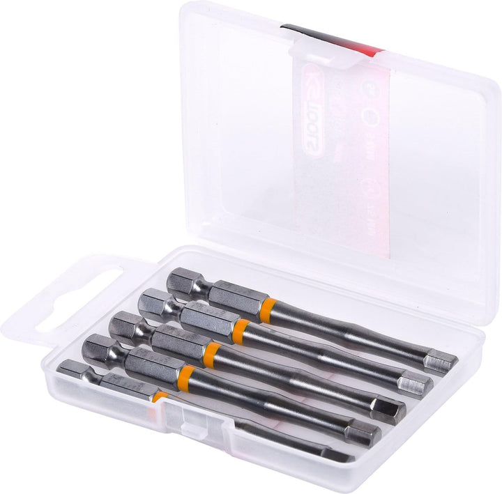 KS Tools 918.3461 1/4" TORSIONpower Bit Innen6kant, 75mm, 5mm, 5er Pack