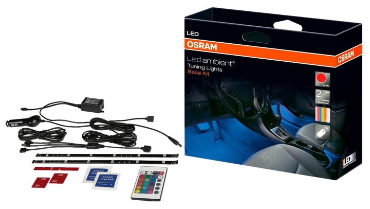 Osram LED Ambient Tuning Lights Base Kit - 12V - 2x 30,5cm - mit Fernbedienung &