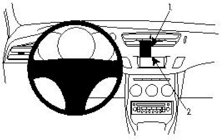 Brodit ProClip für Citroen C3 10- schwarz