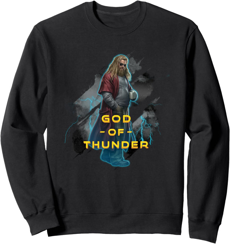 Marvel Avengers: Endgame Thor God Of Thunder Blue Hue Sweatshirt