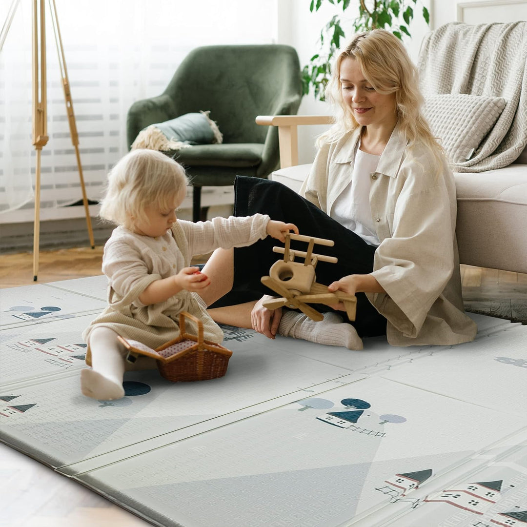 ONVAYA® Spielmatte für Babys & Kinder | Krabbelmatte faltbar | Bodenmatte für Kinderzimmer & Outdoor