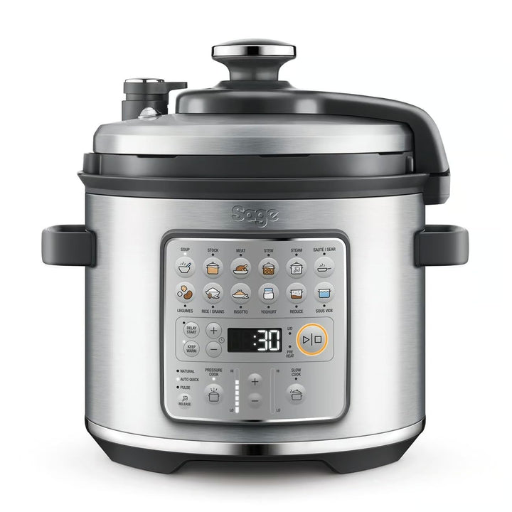 Sage - The Fast Slow Go - Schnellkochen, Langsamkochen, Sautieren, Dämpfen, Schmoren, Risotto machen