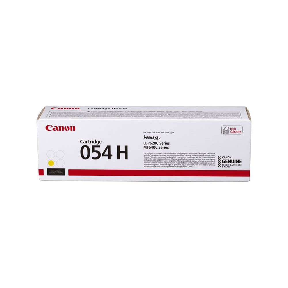 Canon 054HY Toner gelb 2300 Seiten hohe Kapazität, CO12448, Einheitsgrösse High Yield gelb, High Yie