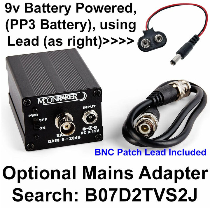 Vorverstärker, BNC 25–2000 MHz, Radios Audio Visuell, 1 x Menge – MRP-2000 MKII