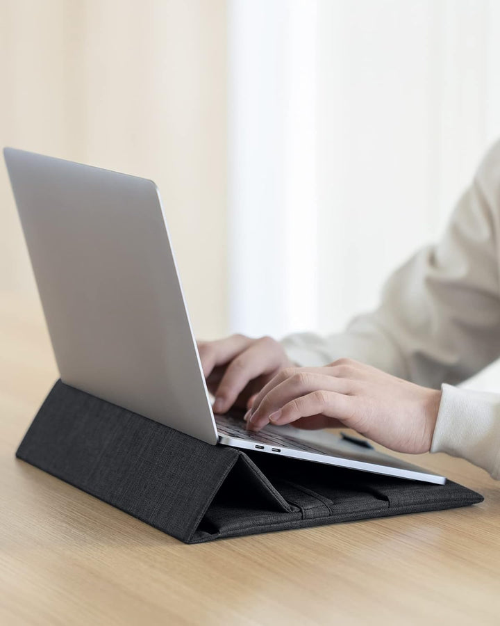 Inateck 13 Zoll Laptop-Hülle mit Standfunktion Kompatibel mit MacBook Air M2/M1 2022-2016, MacBook P