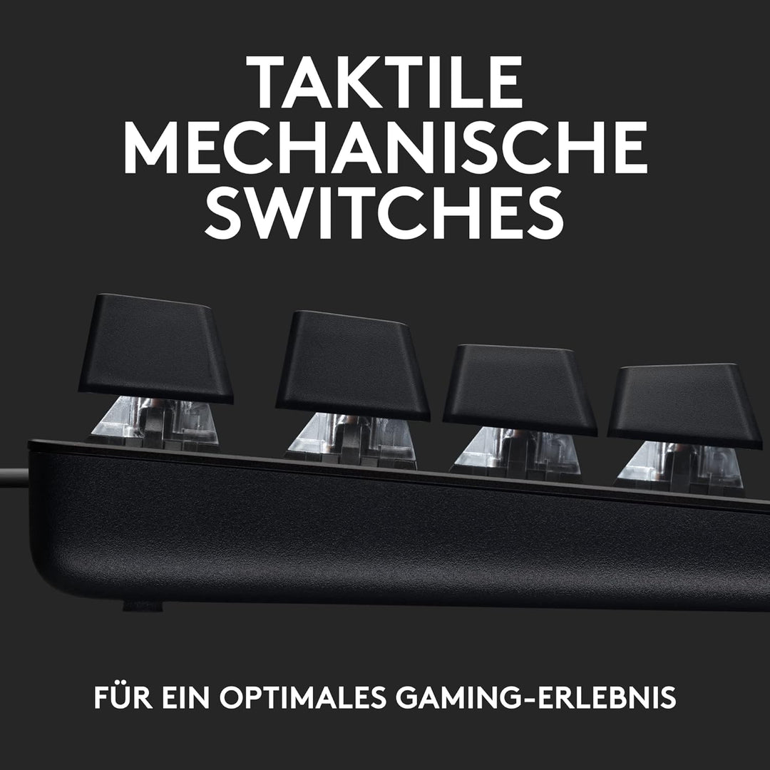 Logitech G413 SE Mechanische Gaming-Tastatur - Mit Hintergrundbeleuchtung, taktilen mechanischen Sch
