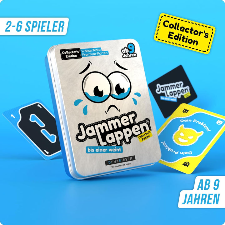 DENKRIESEN - JAMMERLAPPEN® – Collector's Edition | Kartenspiel | Ab 9 Jahren | 2-6 Spieler | Wasserf