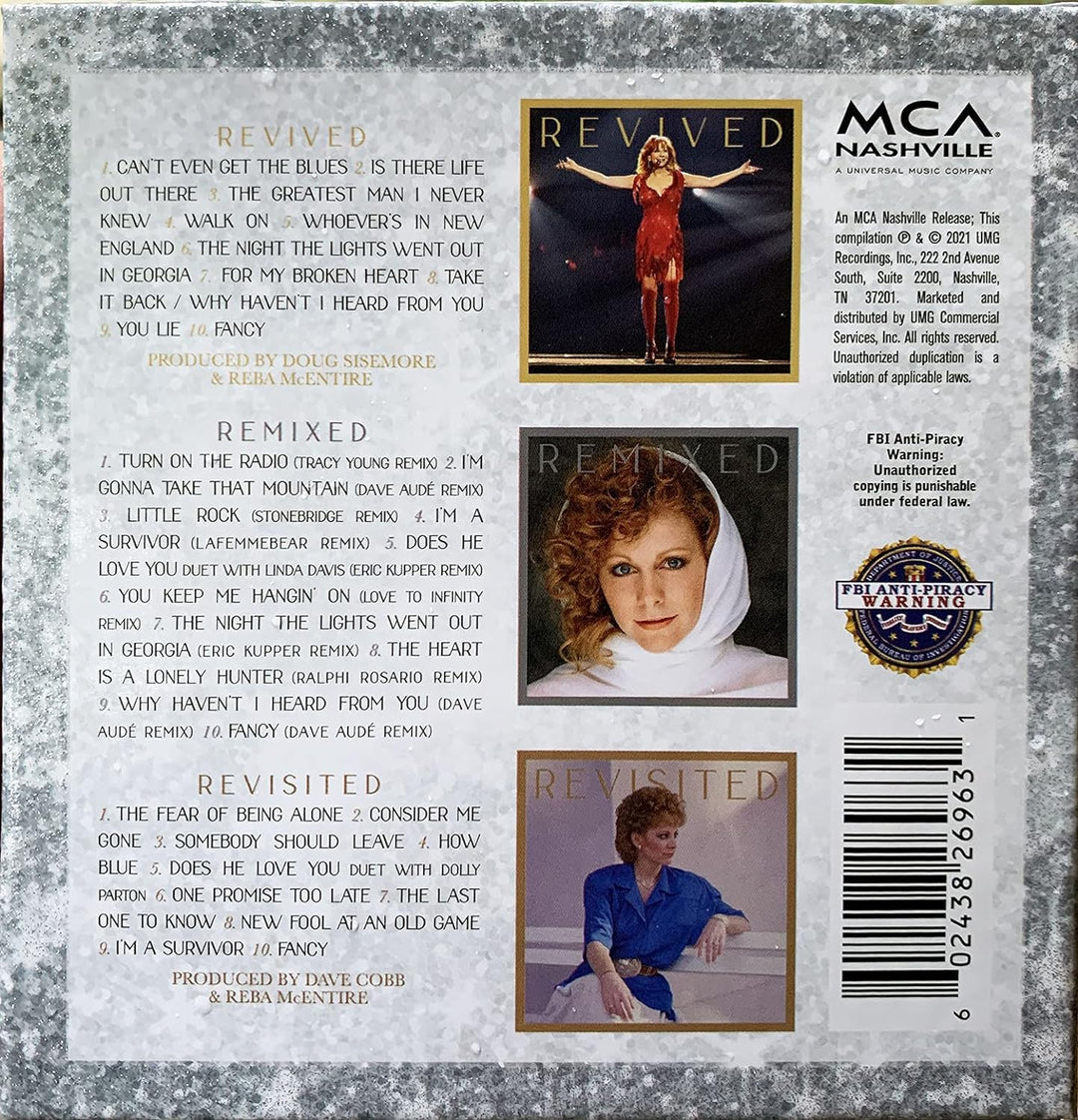 REBA- Revived Remixed Revisited, Audio-CD