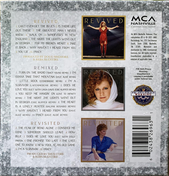 REBA- Revived Remixed Revisited, Audio-CD