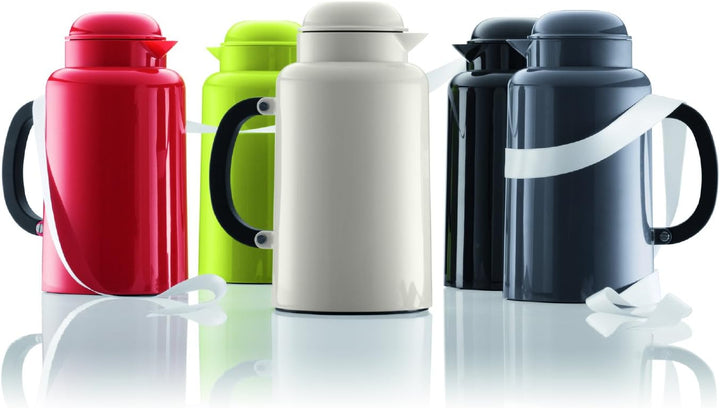 Bodum CHAMBORD Thermoskanne (Doppelwandig, Vakuumisolierung, 1,0 liters) cremefarben, Creme