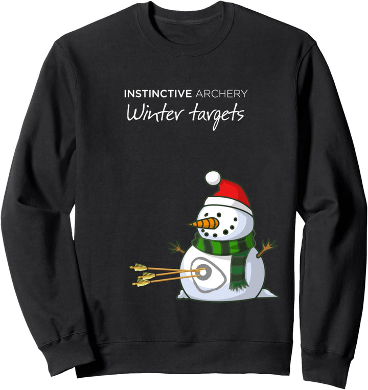 Instinctive Archery - Schneemann Winterziele Sweatshirt