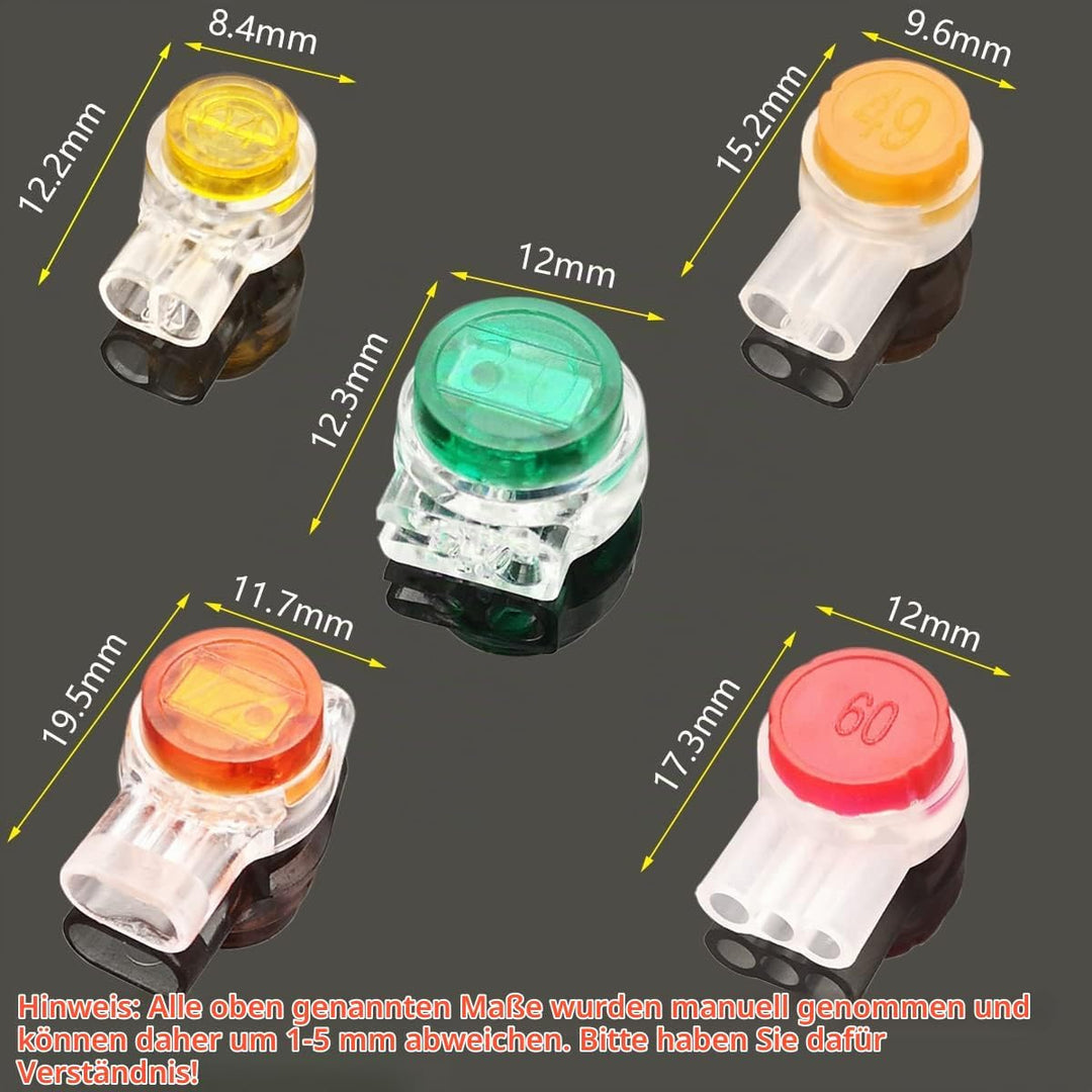 Telefon Kabel Verbinder, CTRICALVER UY/UY2/UR/UR2/UG Einzeladerverbinder Kit, Fettfüllung Telefonlei