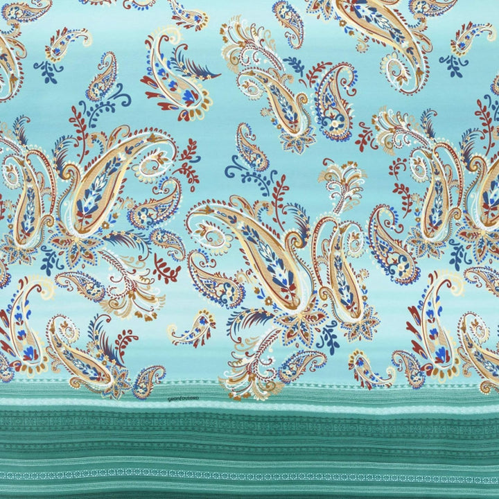 Bassetti Bettwäsche Set, Baumwolle, GRÜN, 155X220 155X220 Grün, 155X220 Grün