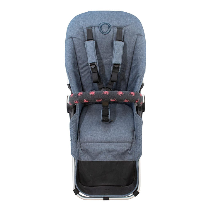 JYOKO KIDS Abdeckung Deckt Griff für Kinderwagen (Flúor Heart, Einzel) Flúor Heart Einzel, Flúor Hea