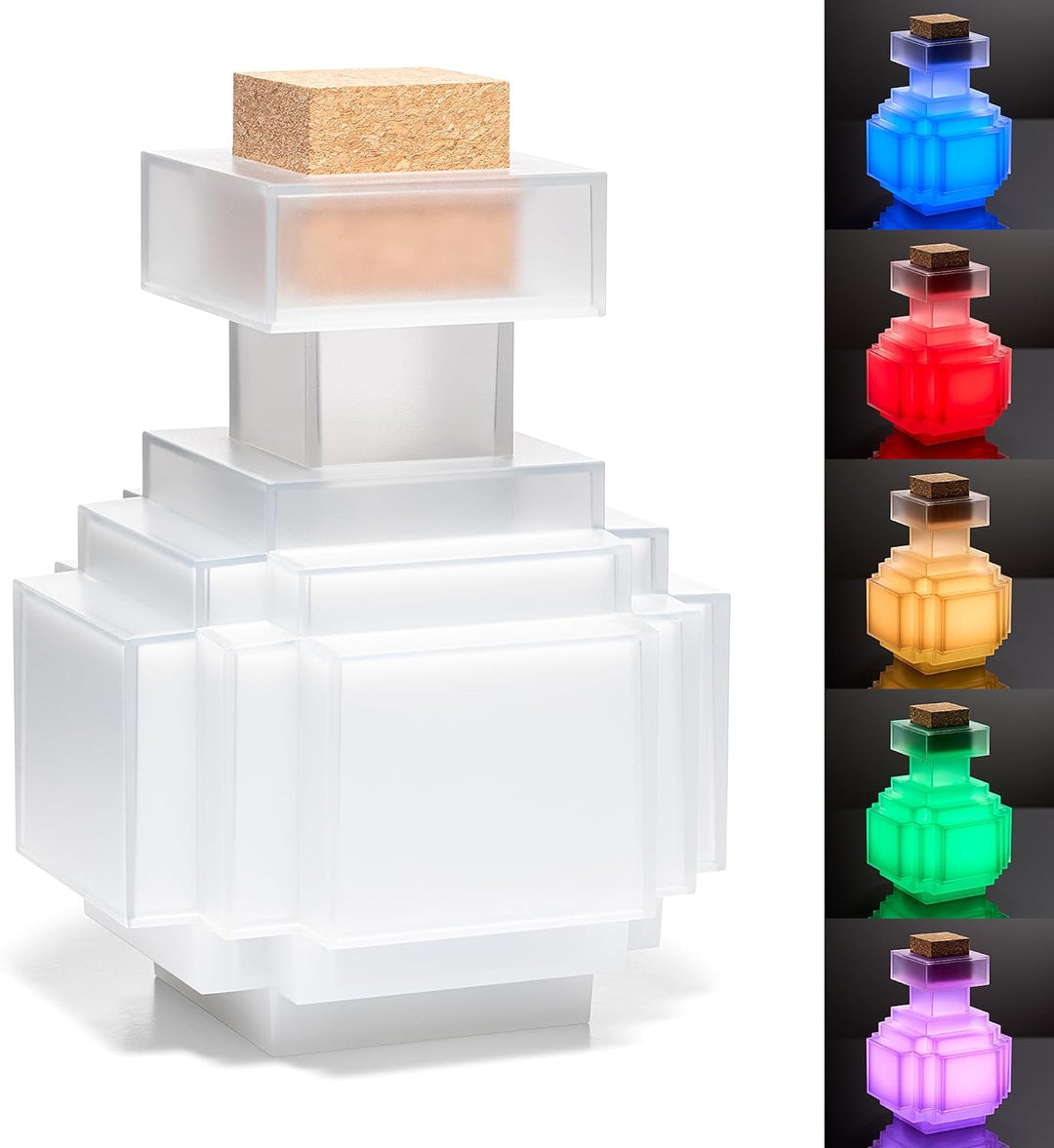 The Noble Collection Minecraft Trank Flasche LED Farbwechsel