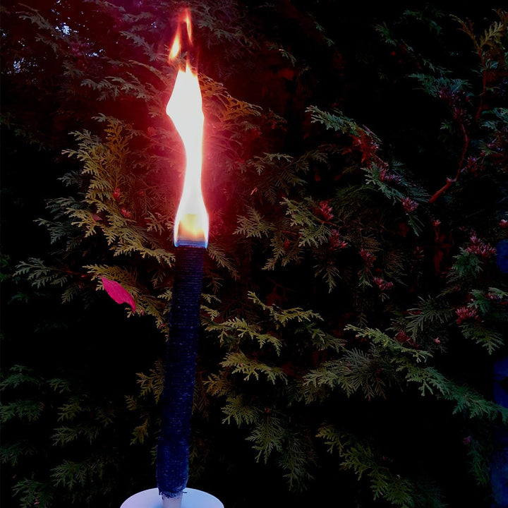 100 St Wachsfackeln 45 Min. Brennzeit Lagerfeuer Fackel Wachsfackel kleine Fackel, 100