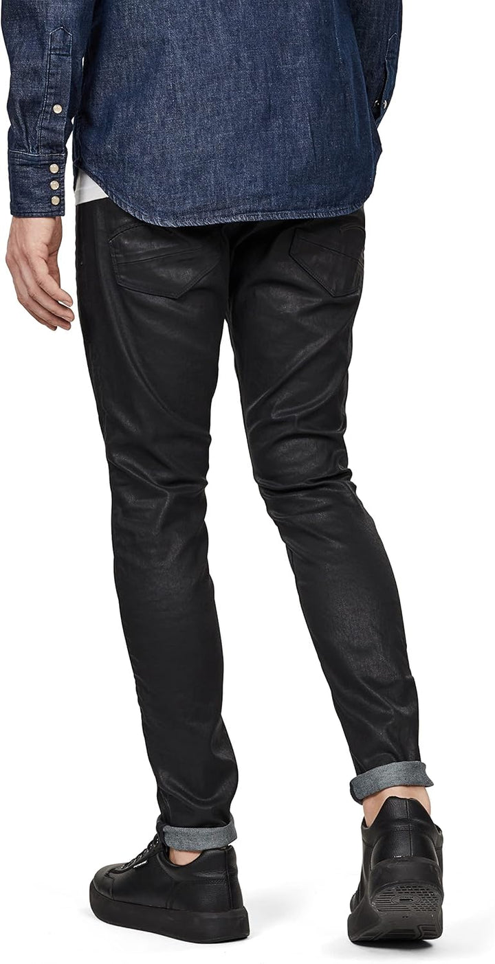 G-STAR Herren Revend Skinny Jeans 28W / 30L Schwarz (3d Dark Aged 51010-7101-2967), 28W / 30L Schwar