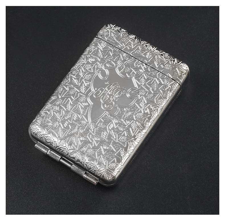 RWXCOW Zigarettenetui Aus Metall, Für Mann Und Frau, Für 14 Zigaretten, Peaky Blinders Merchandise,