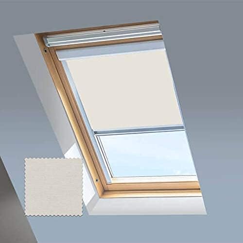 Dachfensterrollos für Velux Dachfenster Verdunkelungsrollo Fenster Code F06 Creme F06 Cremefarben, F