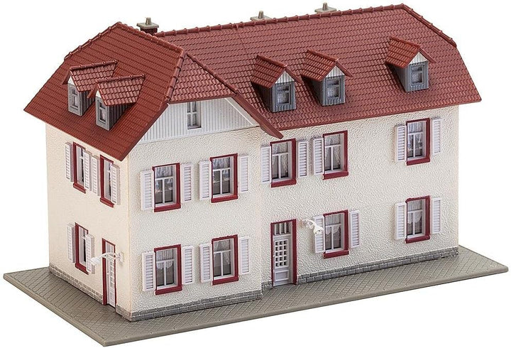 Faller FA 232216 - Zweistöckiges Winkelhaus, Zubehör für die Modelleisenbahn, Modellbau