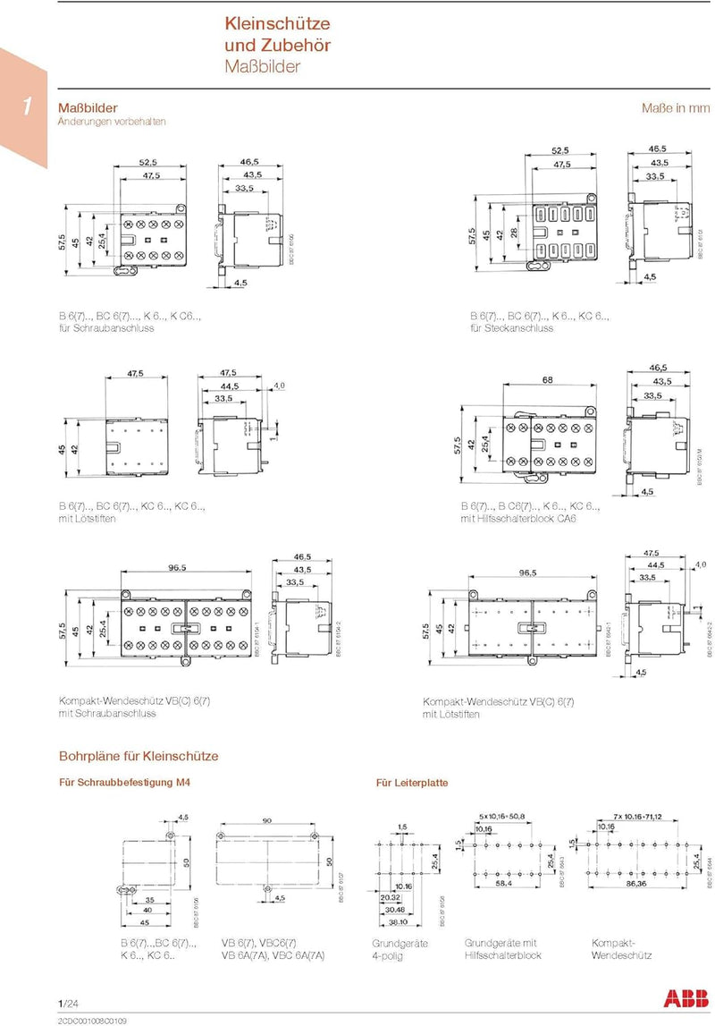 ABB Schütz Typ B7-30-01, 3s1Hö, 220-240V 40-450Hz